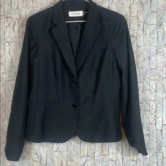 Jackets & Blazers - Calvin Klein NWOT size 12 pinstripes jacket